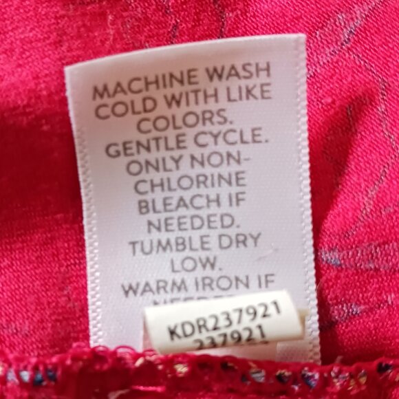 J. Jill Casual Floral Print Pull Over Dress, Size Medium, Short Sleeve Loose Fit - Picture 16 of 16